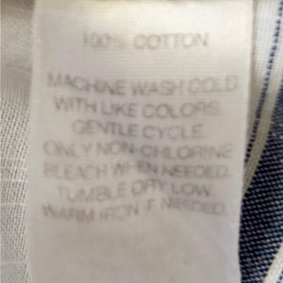 Vineyard Vines Denim Blue and White Striped casual dress / beach cover-up - Picture 5 of 5